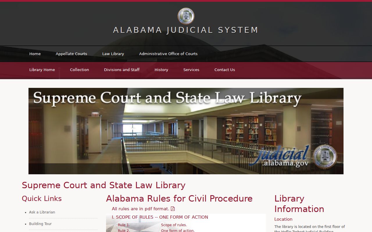 Alabama civil procedure rules for Bullock County civil dockets