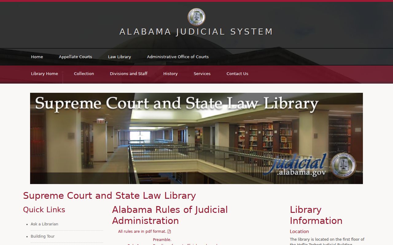 Bullock County court records Judicial Administration rules index